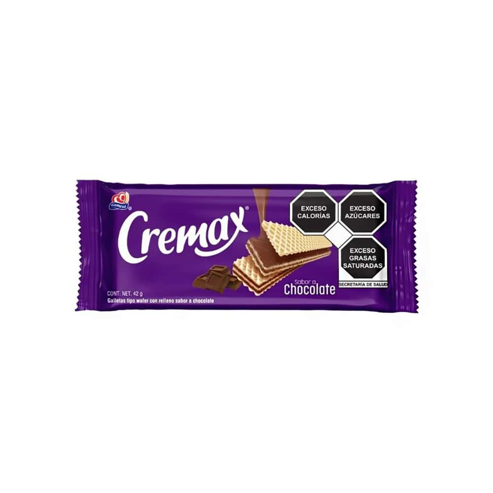 Galletas tipo wafer con relleno sabor a chocolate Gamesa Cremax (42 g / 1.48 oz) - Miniatura 1