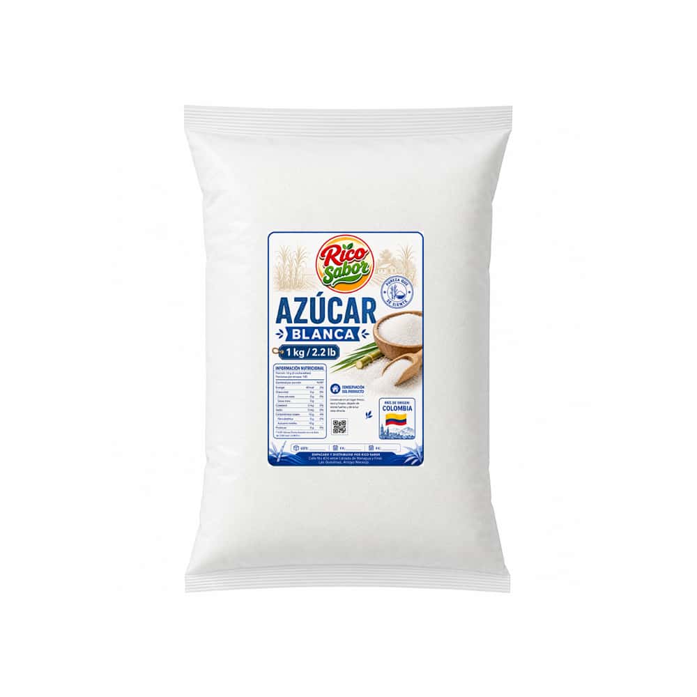 Azúcar blanca Rico Sabor (1 kg / 2.2 lb) - Miniatura 1