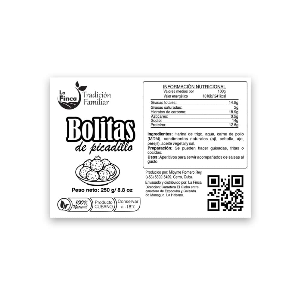Bolitas de picadillo La Finca (250 g / 8.8 oz) - Miniatura 3