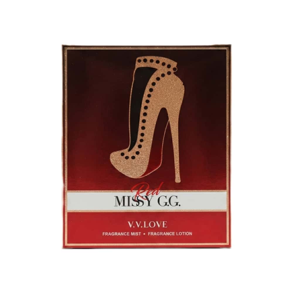 Kit de colonia y crema de mujer Red Missy G.G V.V.Love - Miniatura 2