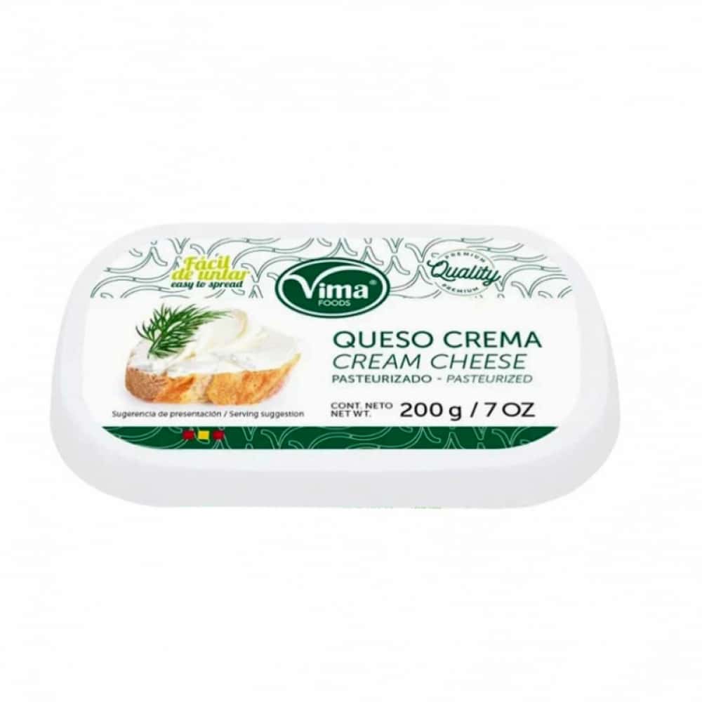 Queso crema pasteurizado Vima Foods (200 g / 7 oz) - Miniatura 6
