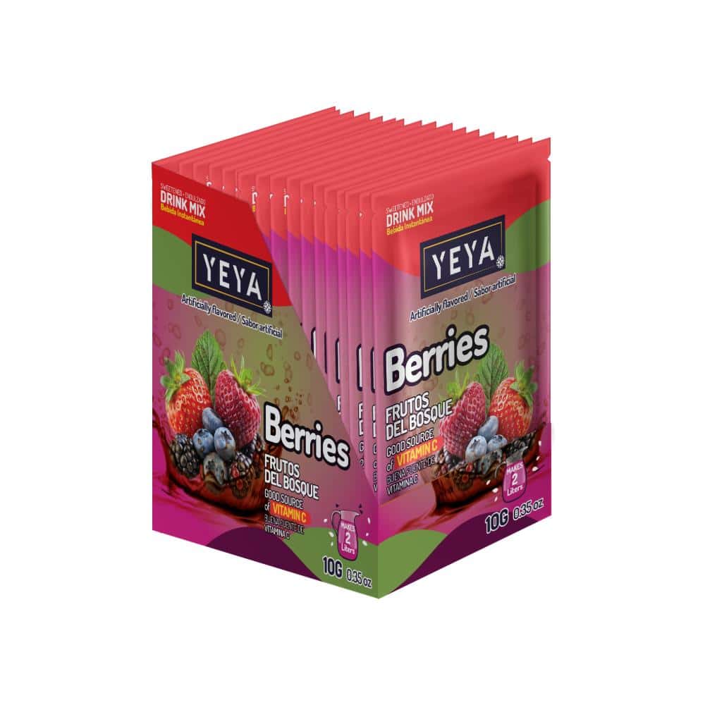 Refresco instantáneo sabor frutos del bosque YEYA (26 x 10g / 0.35 oz) - Miniatura 1