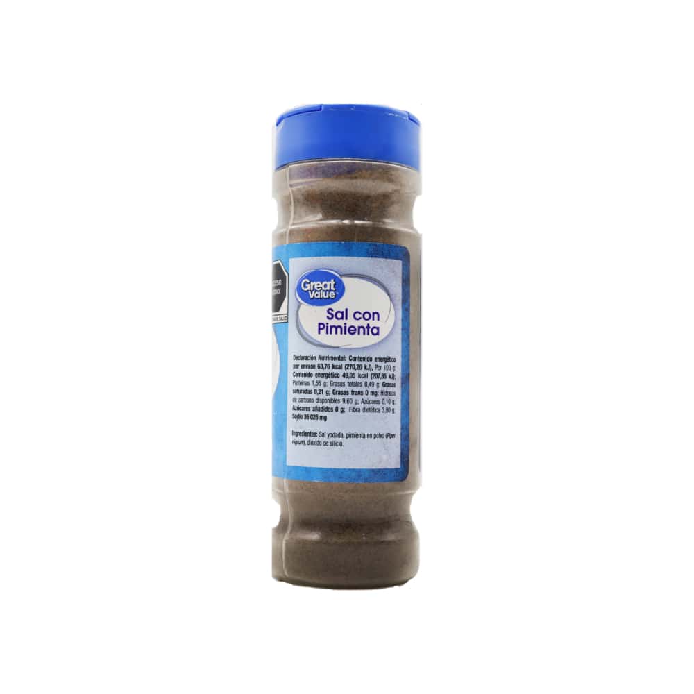 Sal con pimienta Great Value (130 g / 4.58 oz) - Miniatura 4
