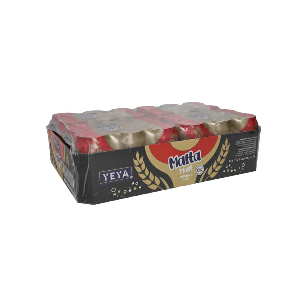 Malta oscura YEYA (24 x 330 ml) - Miniatura 1