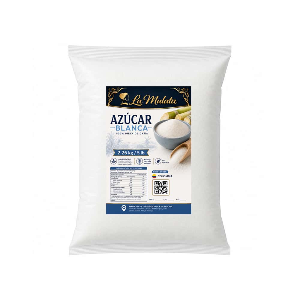 Azúcar blanca La Mulata (2.26 kg / 5 lb) - Miniatura 1