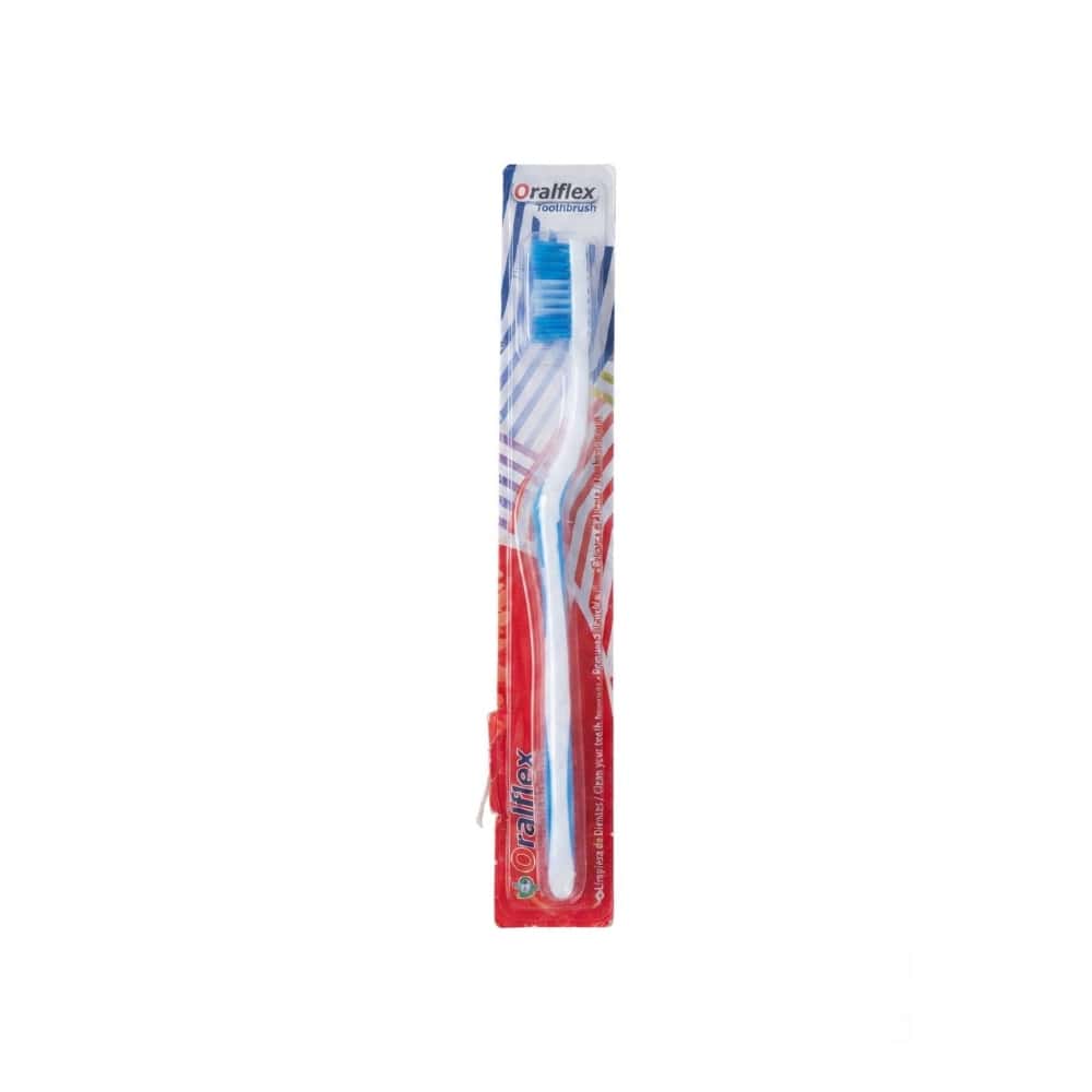 Cepillo de dientes azul de cerda dura Oralflex FST-15 - Miniatura 1