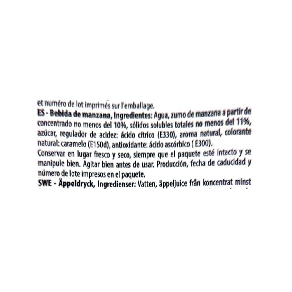 Jugo de manzana Badelli (200 ml / 6.76 oz fl) - Miniatura 3