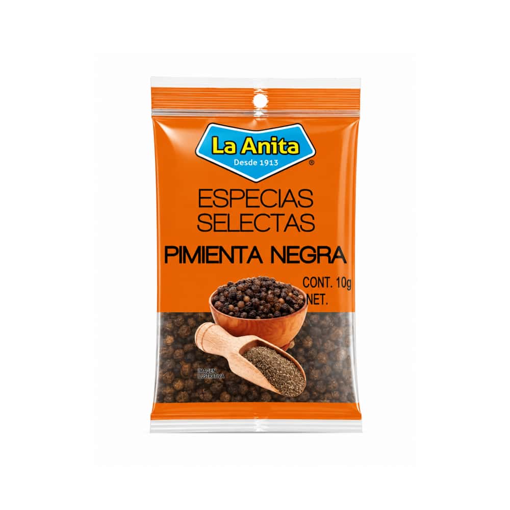 Pimienta negra en grano La Anita (10 g) - Miniatura 1