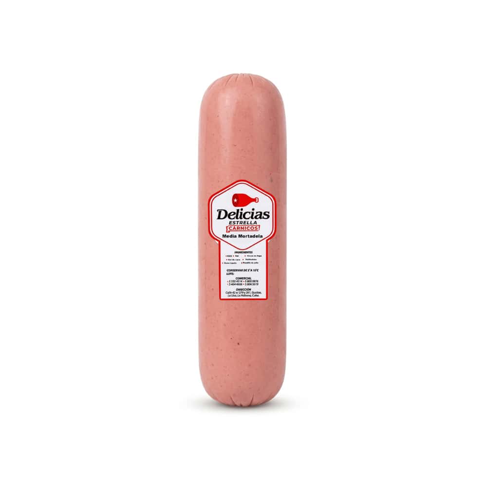 Media mortadela Delicias Estrella (620 g / 1.36 lb) - Miniatura 1