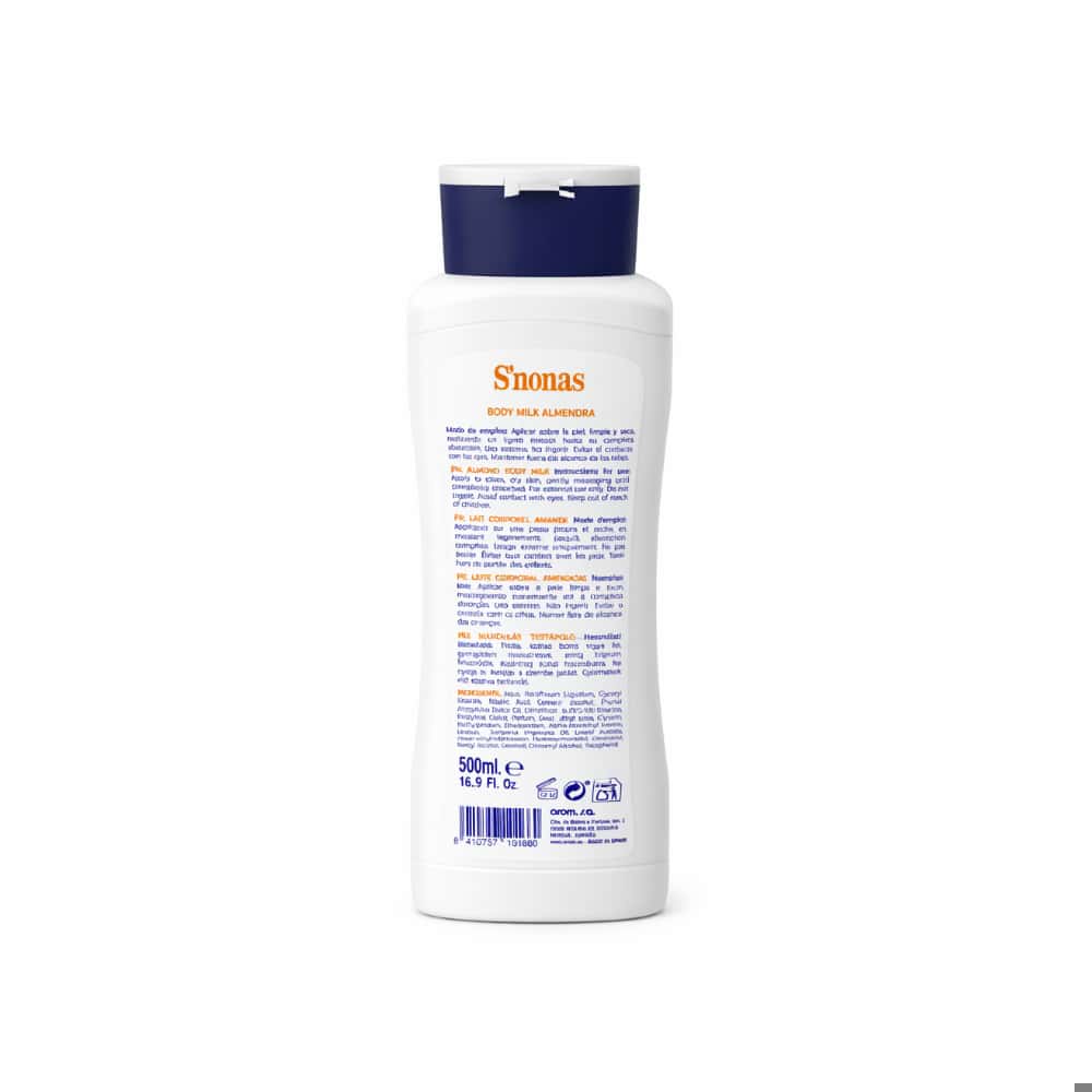 Crema corporal de almendra S'nonas (500 ml) - Miniatura 3