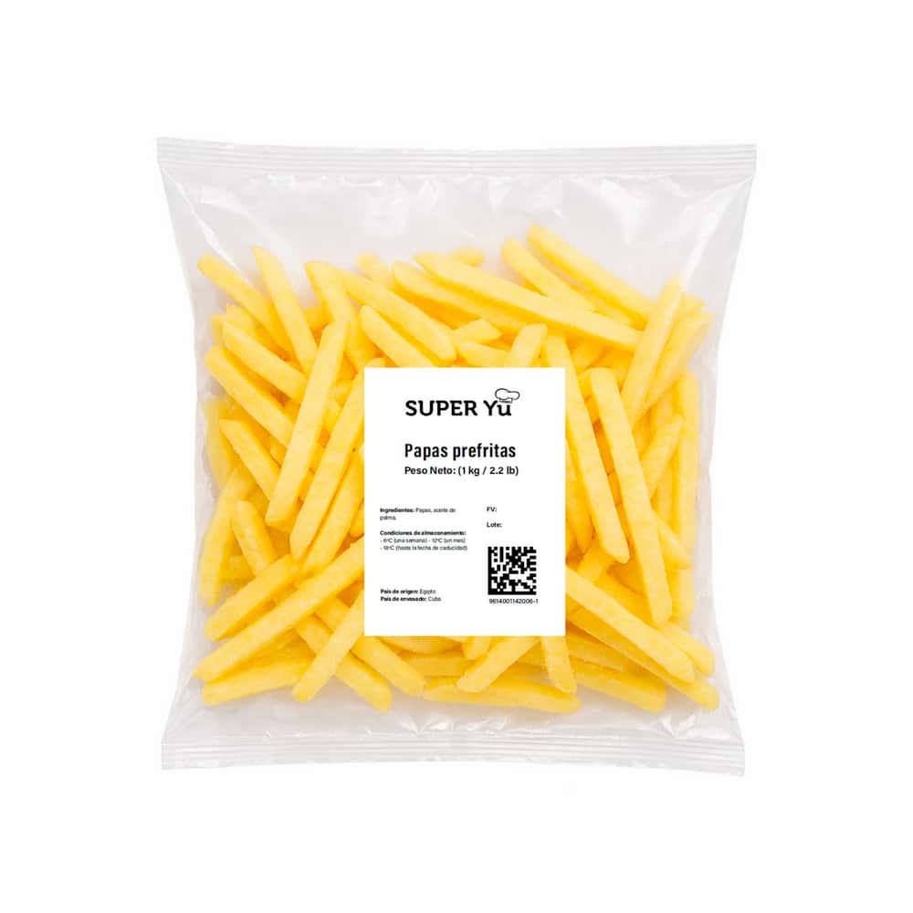 Papas prefritas Super Yu (1 kg / 2.2 lb) - Miniatura 2