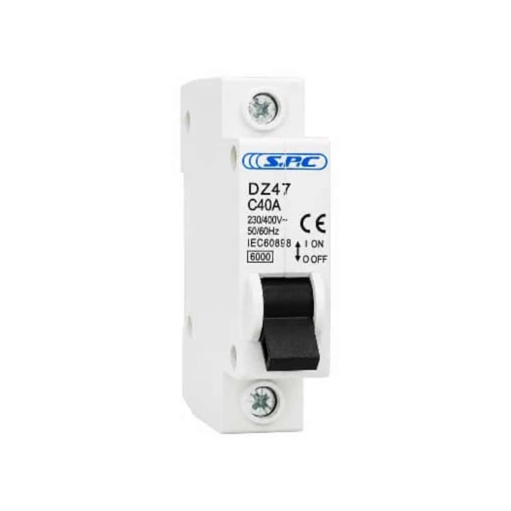 Interruptor automático unipolar DZ47 C63A S.P.C - Miniatura 1