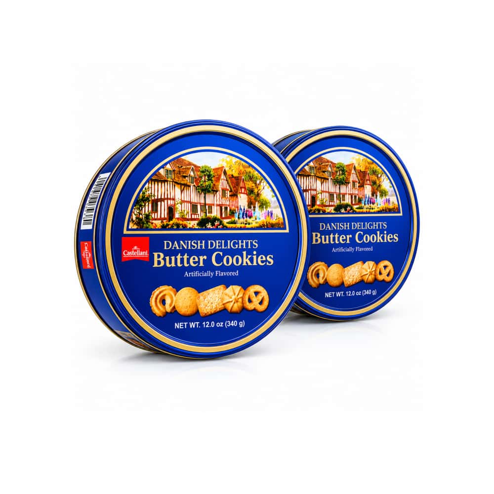 Galletas de mantequilla danesas Castellum (2 x 340 g / 12 oz) - Miniatura 1