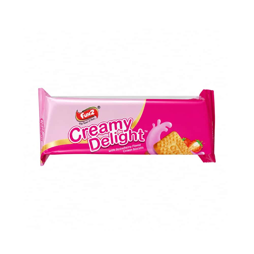 Galletas de Crema Sabor Fresa Fun2 (20 g) - Miniatura 1