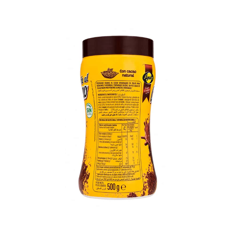 Cacao soluble en polvo Ayala (500 g / 1.1 lb) - Miniatura 3