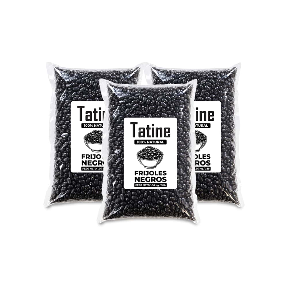 Frijoles negros Tatine (3 x 1.36 kg / 3 lb) - Miniatura 1