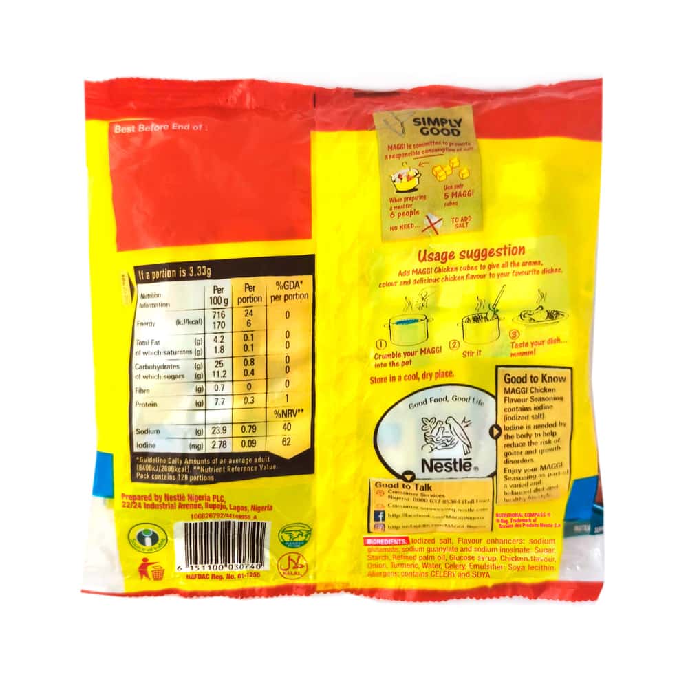 Cubitos de caldo de pollo Maggi (400 g / 14.1 oz) - Miniatura 3