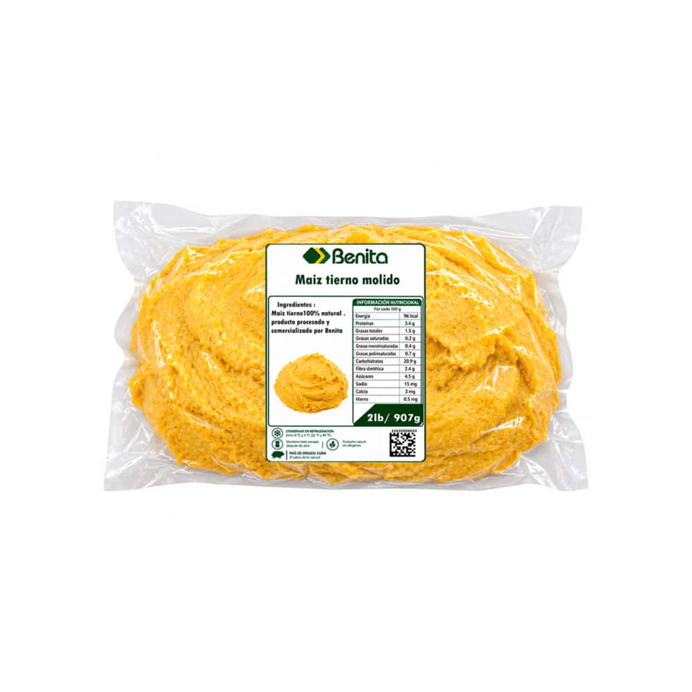 Maíz tierno molido Benita (907 g / 2 lb) - Miniatura 3