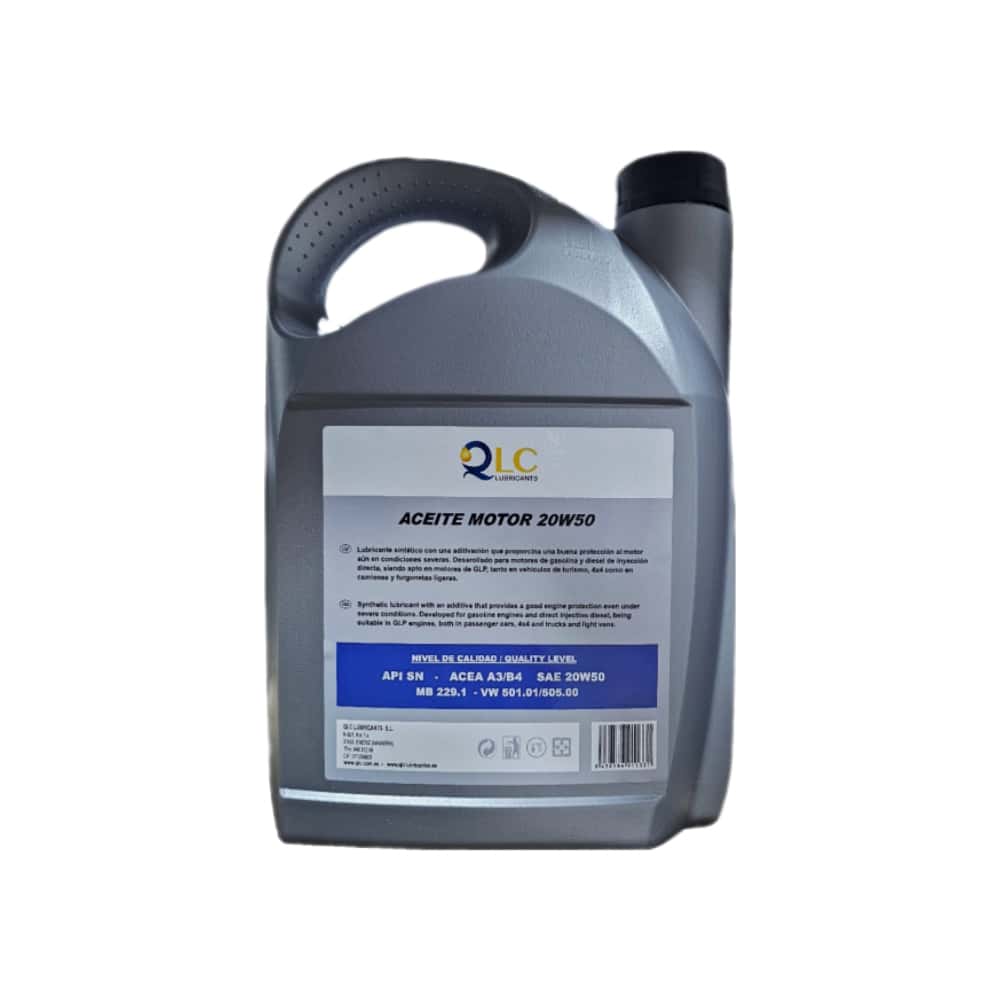 Aceite sintético 20W50 QLC Lubricants (5 L) - Miniatura 2