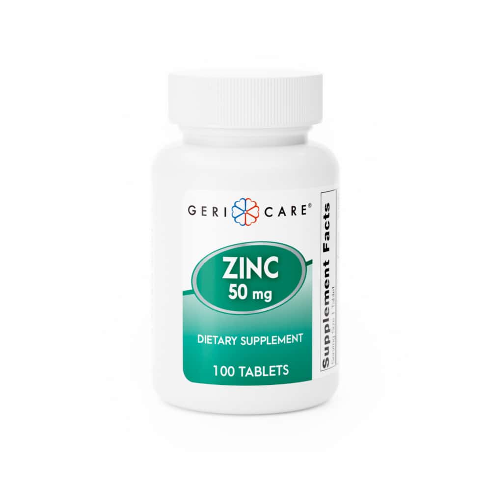Zinc 50 mg Gericare (100 tabletas) - Miniatura 1