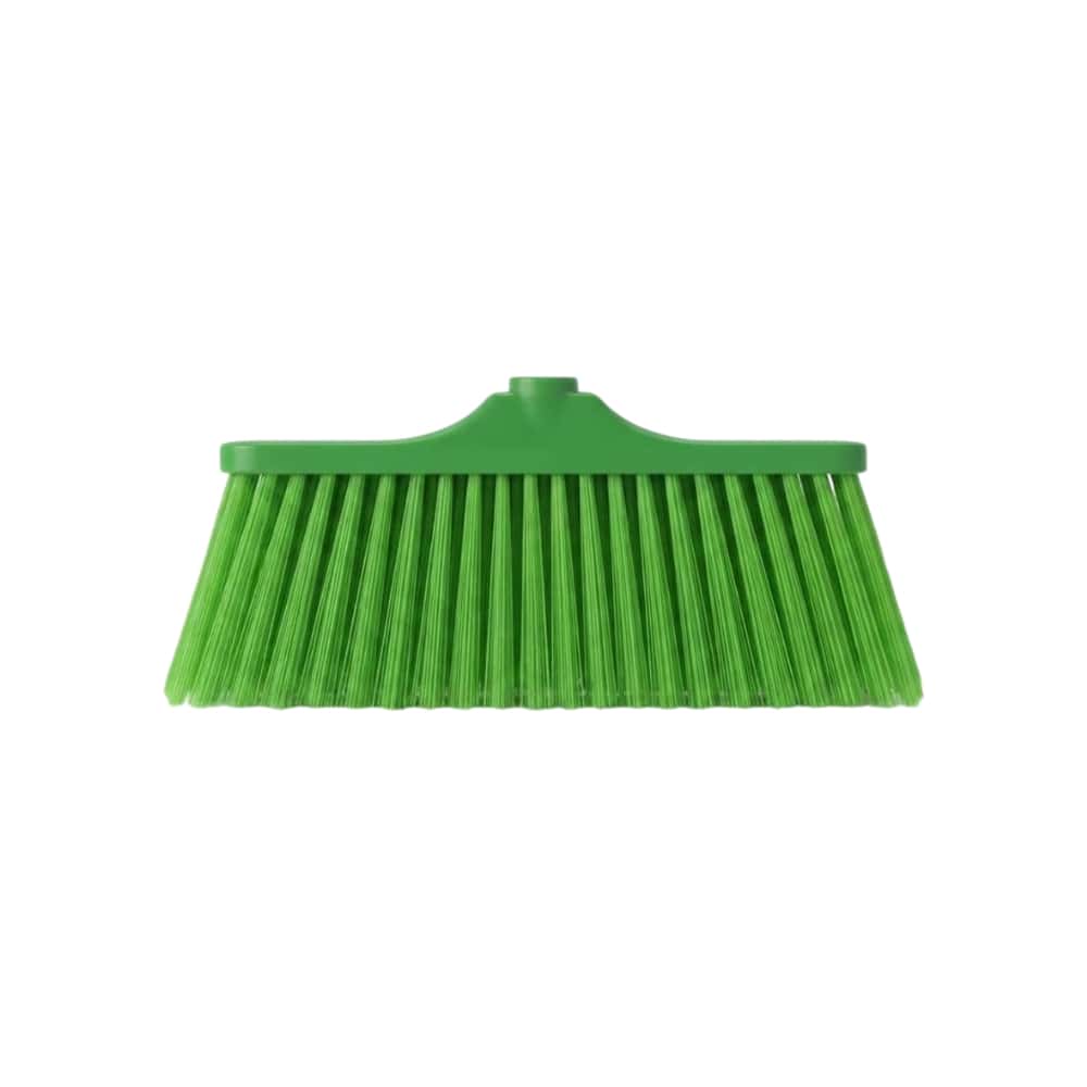 Escoba de limpieza multiusos con mango de madera y cepillo verde Torbex - Miniatura 2