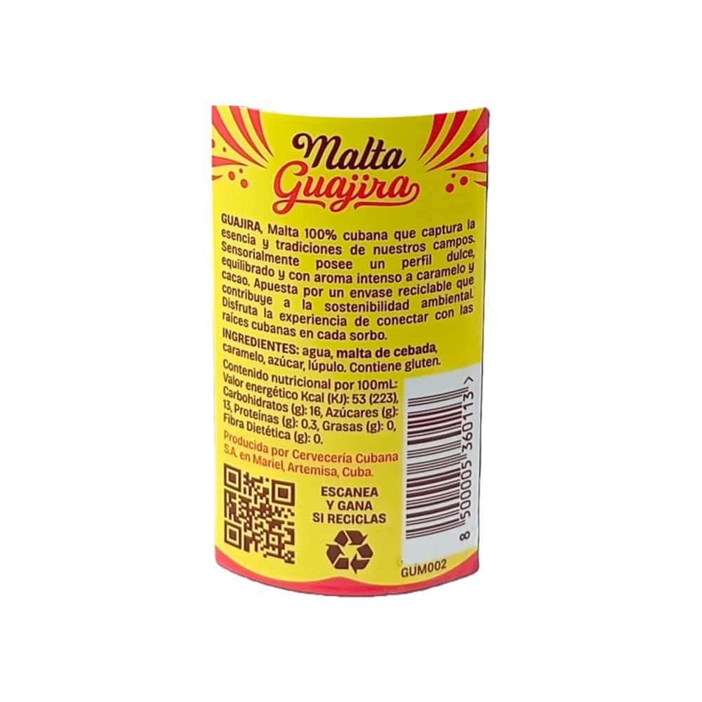 Malta Guajira (6 x 330 ml) - Miniatura 3