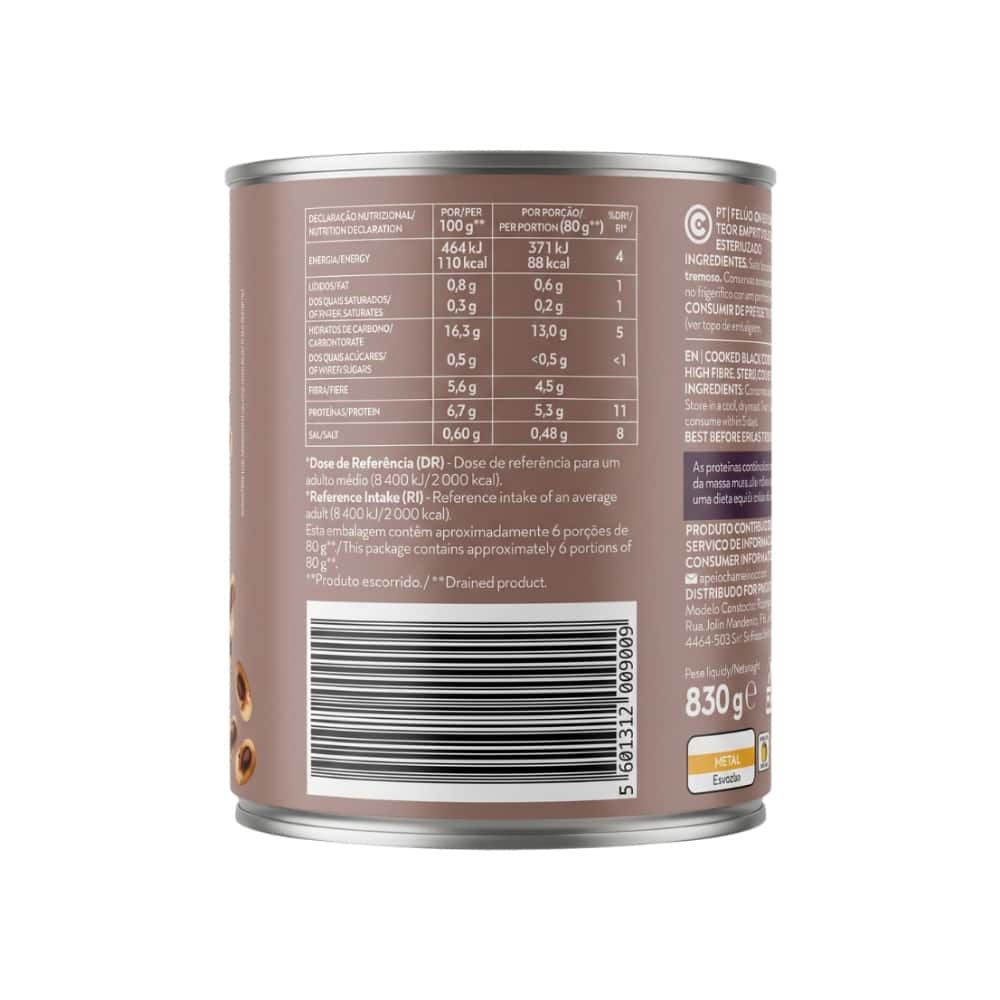 Judías carilla cocidas Continente (830 g / 1.83 lb) - Miniatura 2