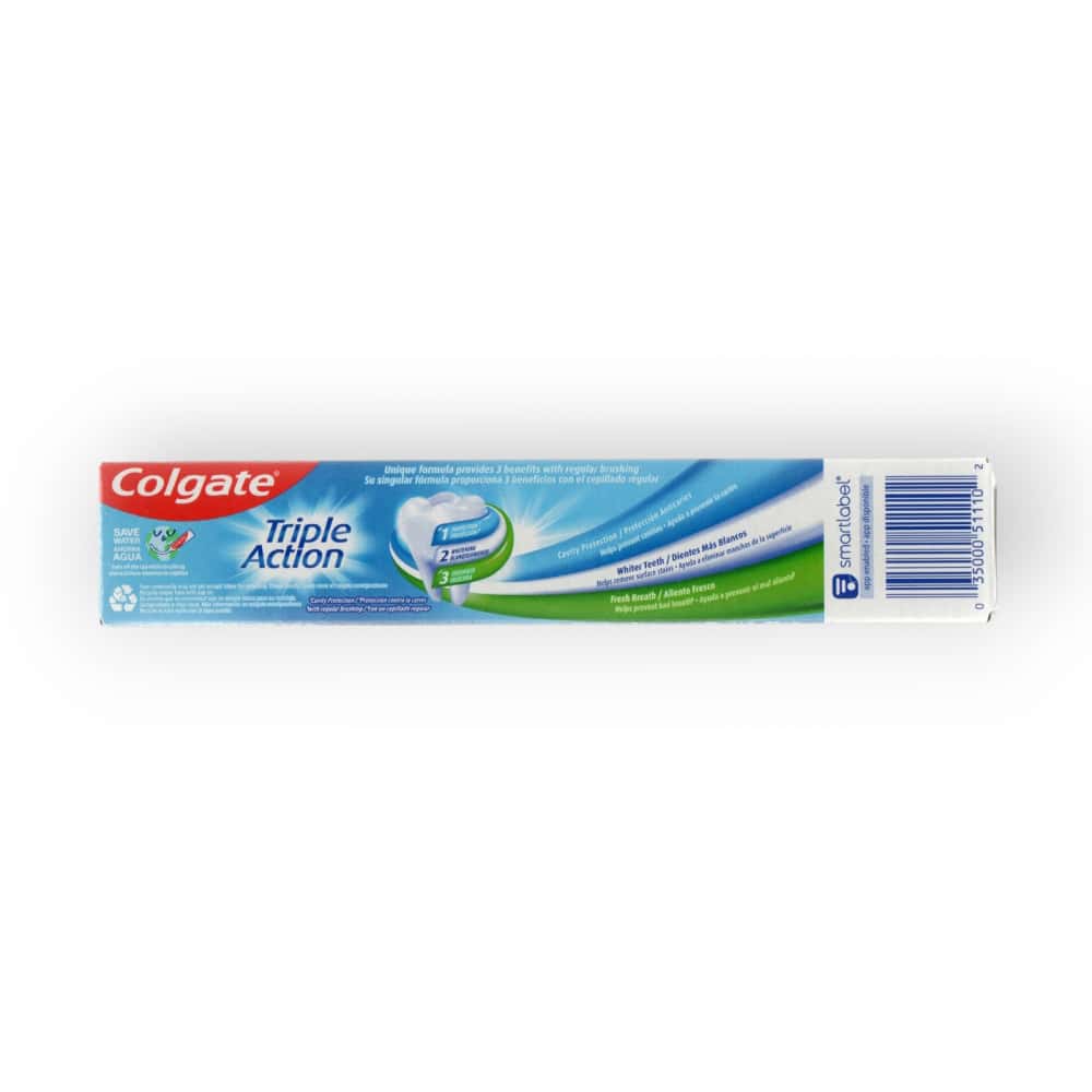 Pasta dental Triple Action Colgate (70 g / 2.5 oz) - Miniatura 2