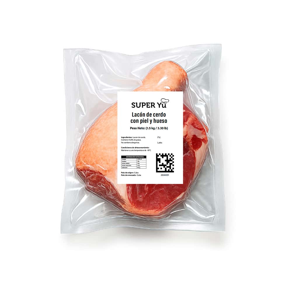 Lacón de cerdo con piel y hueso Super Yu (1.5 kg / 3.30 lb) - Miniatura 2