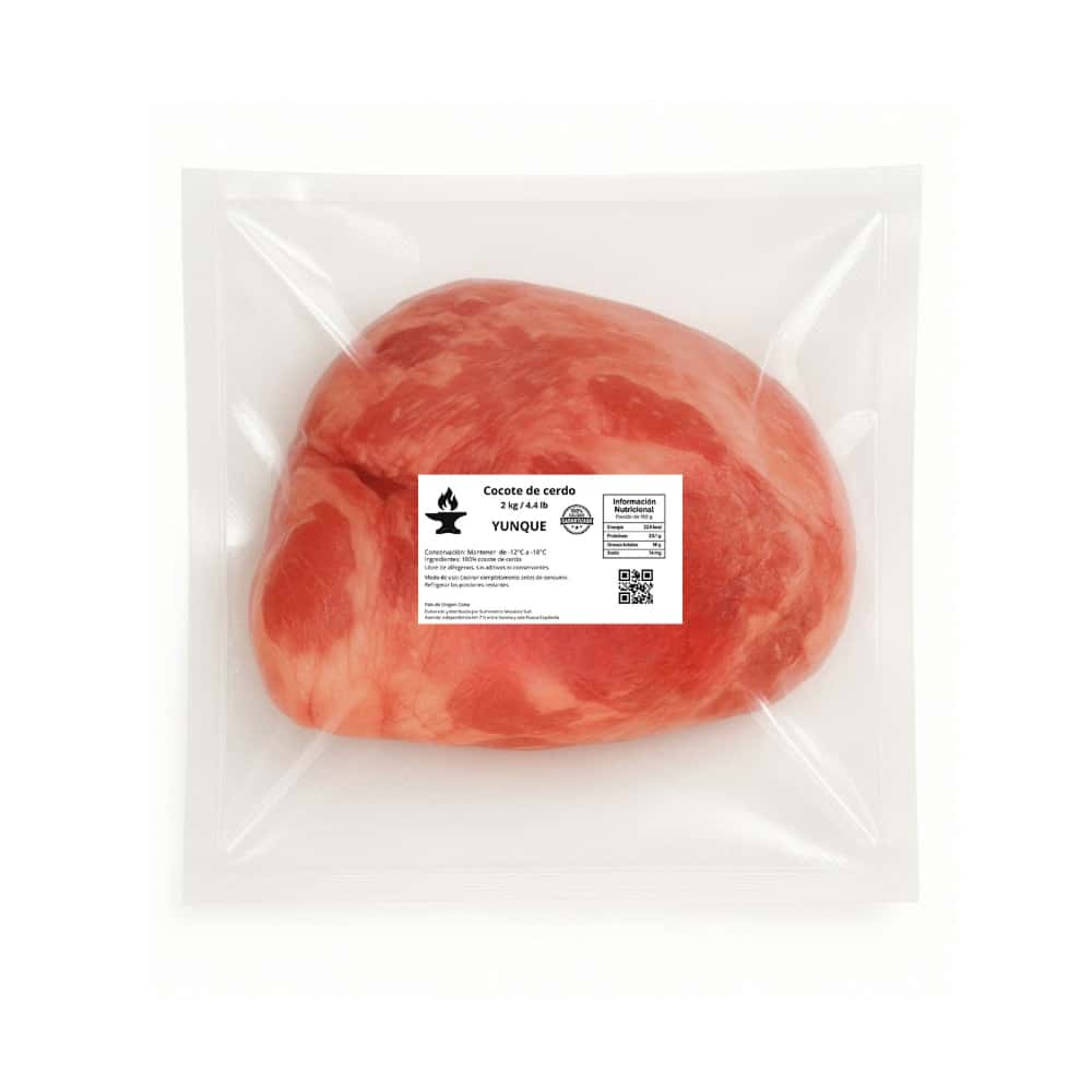 Cocote de cerdo con piel Yunque (2 kg / 4.4 lb) - Miniatura 2