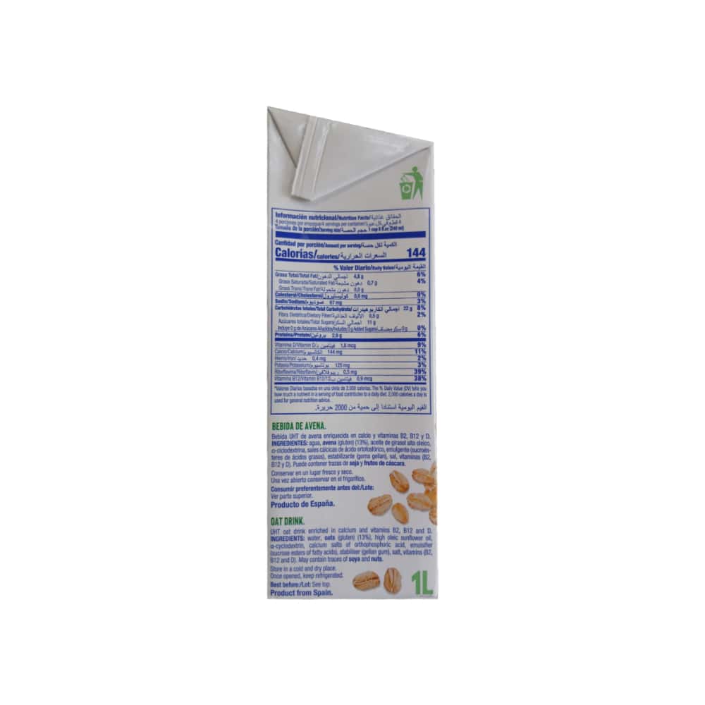 Leche vegetal de avena Asturiana (1 L) - Miniatura 5