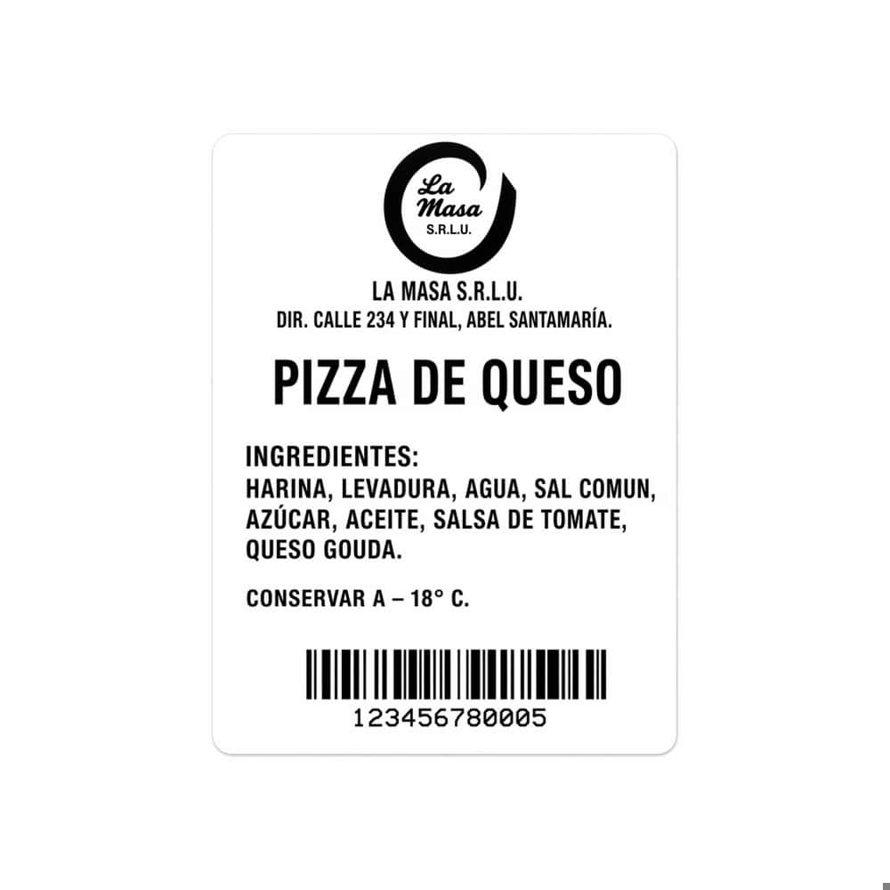 Pizza de queso precocida congelada La Masa (20 cm) - Miniatura 3