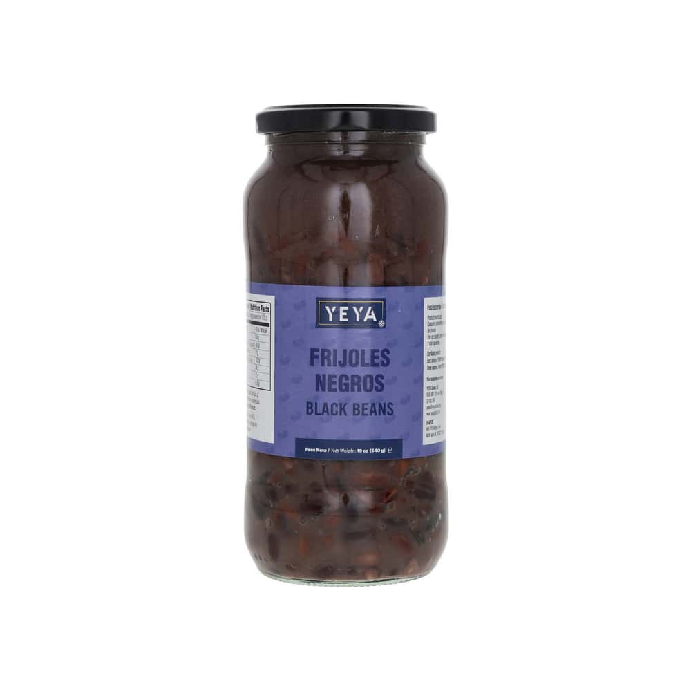 Frijoles negros en frasco de vidrio YEYA (6 x 540 g / 19 oz) - Miniatura 2