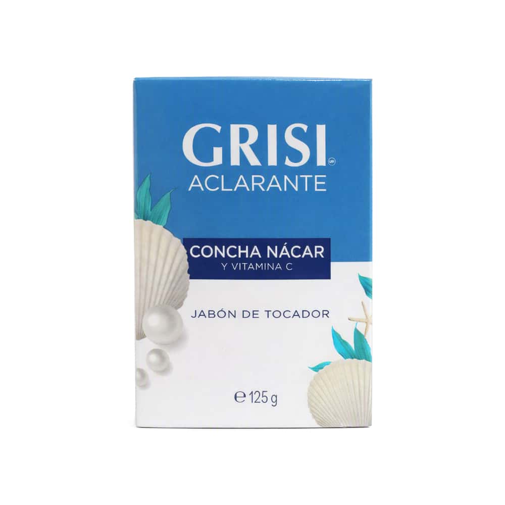 Jabón de tocador aclarante Concha Nácar y Vitamina C Grisi (125 g / 4.41 oz) - Miniatura 1