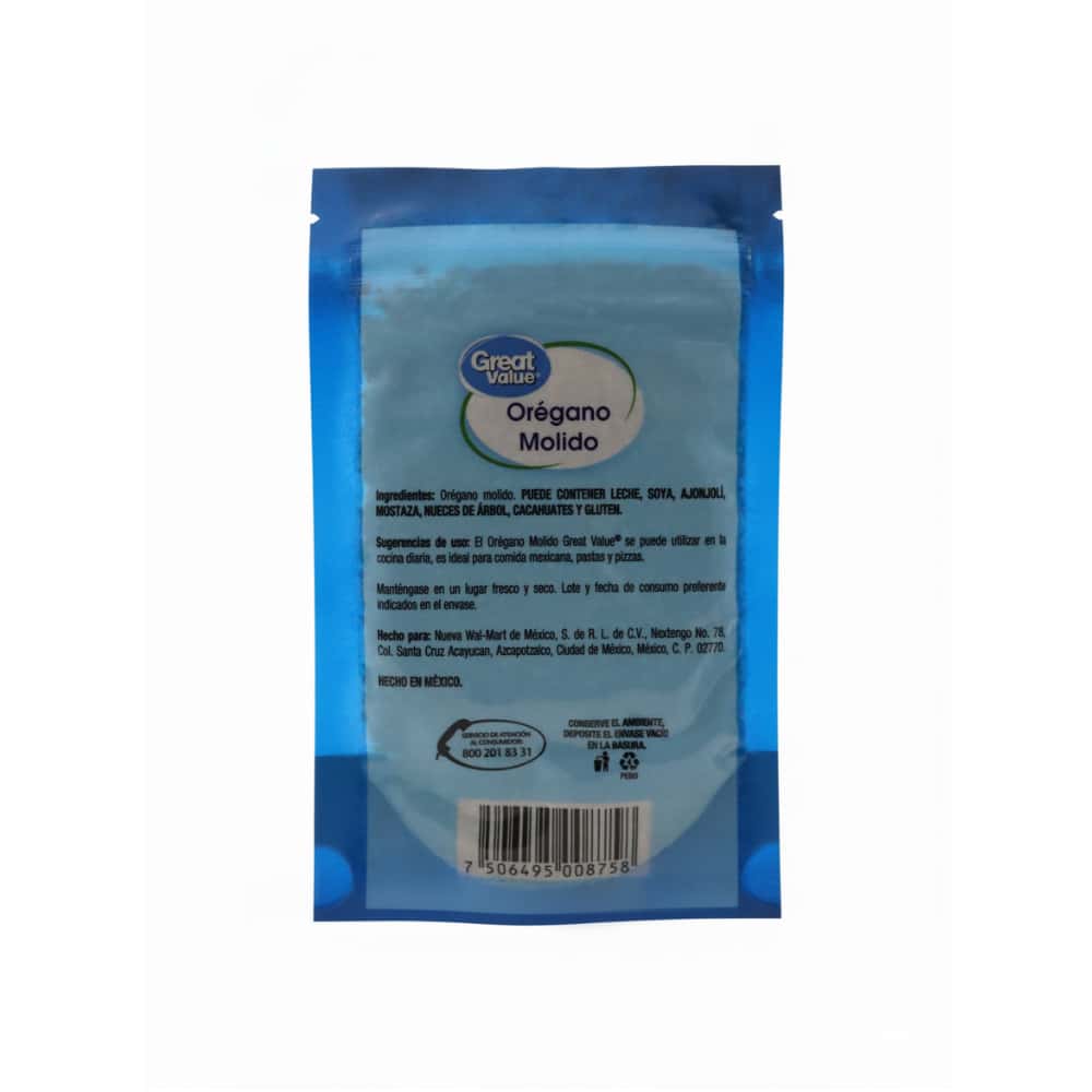 Orégano molido Great Value (25 g) - Miniatura 4