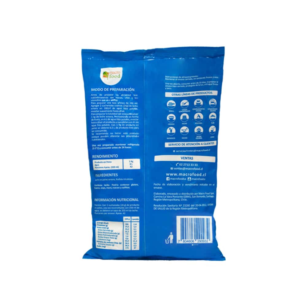 Leche en polvo (3 x 1 Kg) - Miniatura 3