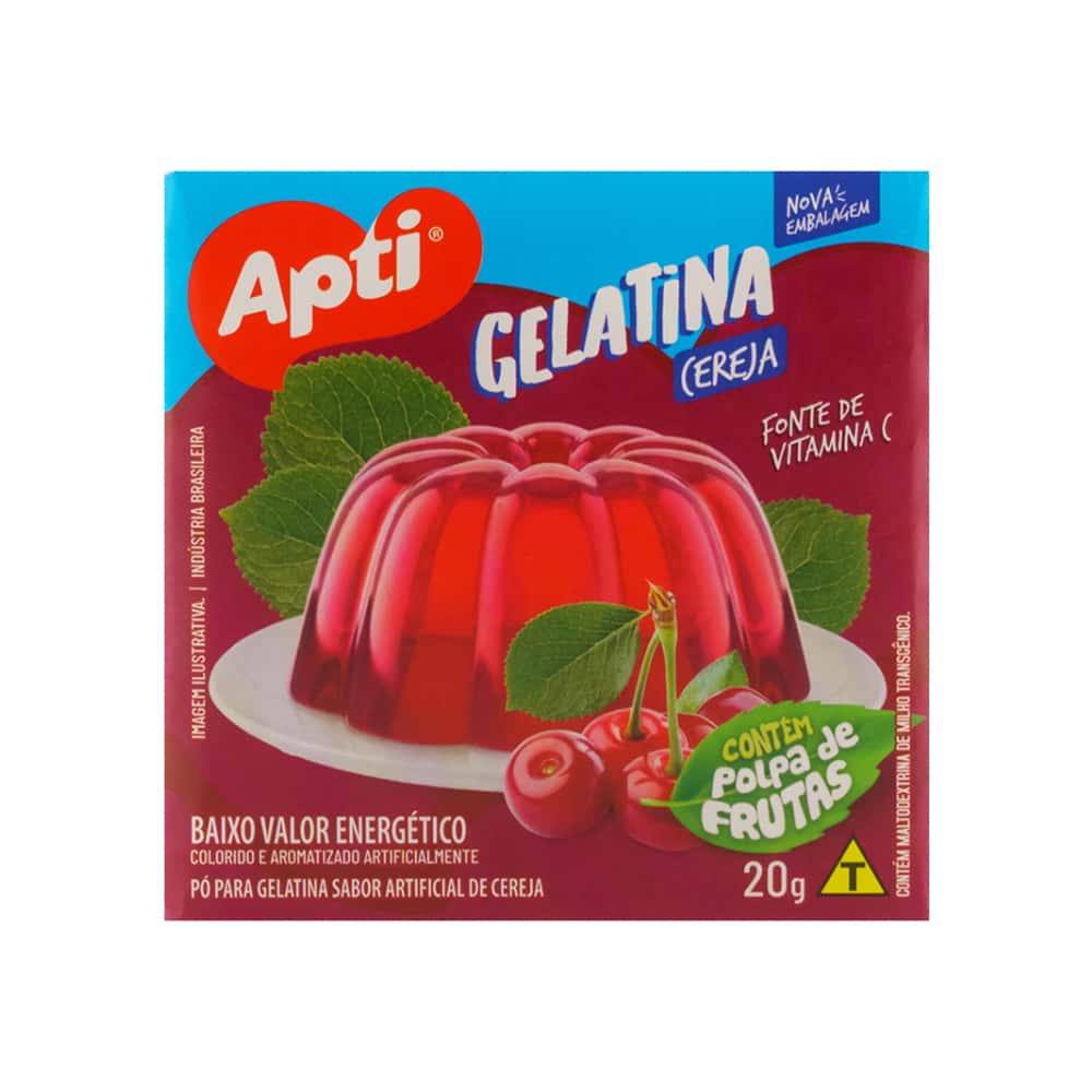 Gelatina sabor cereza (5 x 20 g) - Miniatura 3
