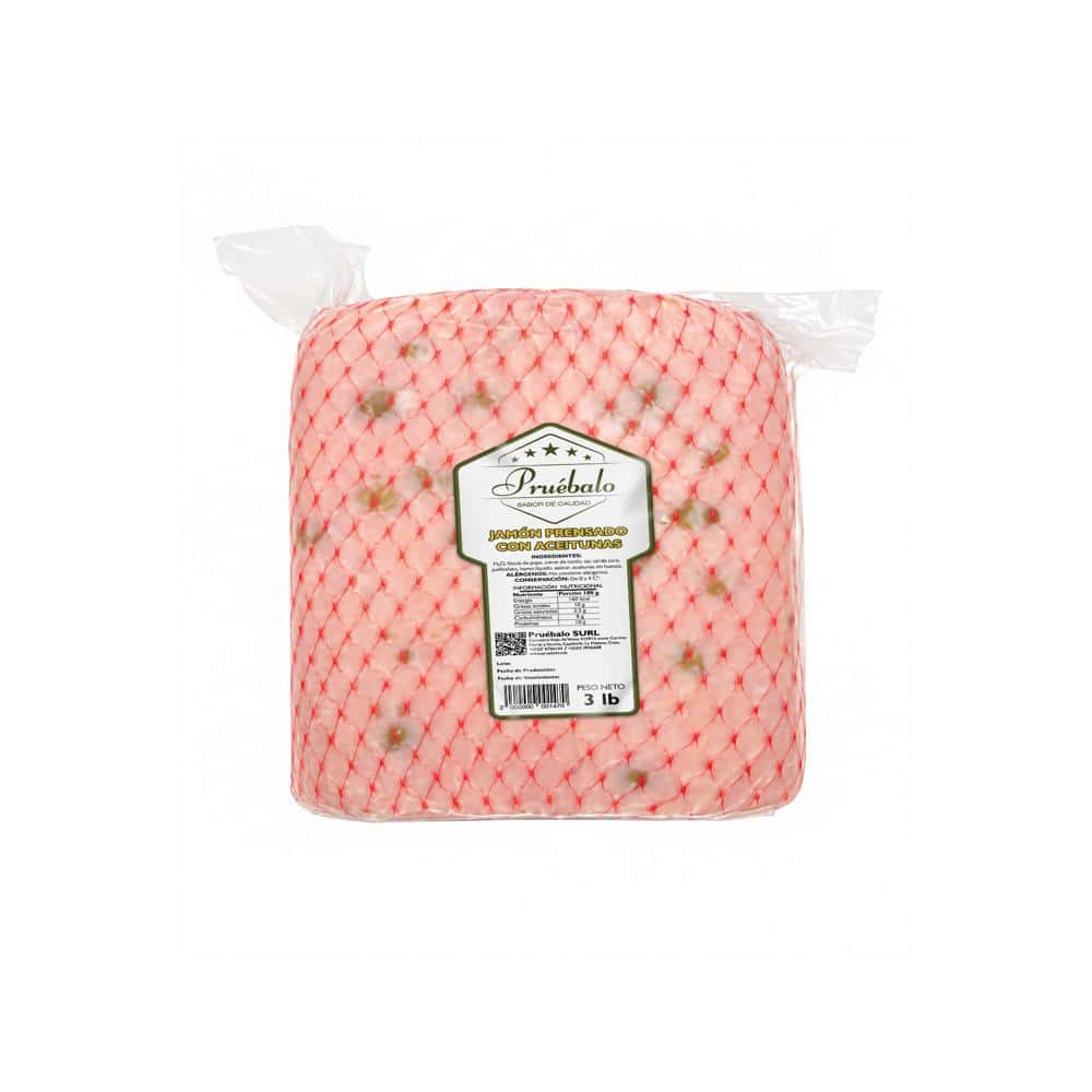 Jamón prensado con aceitunas Pruébalo (1.36 kg / 3 lb) - Miniatura 1