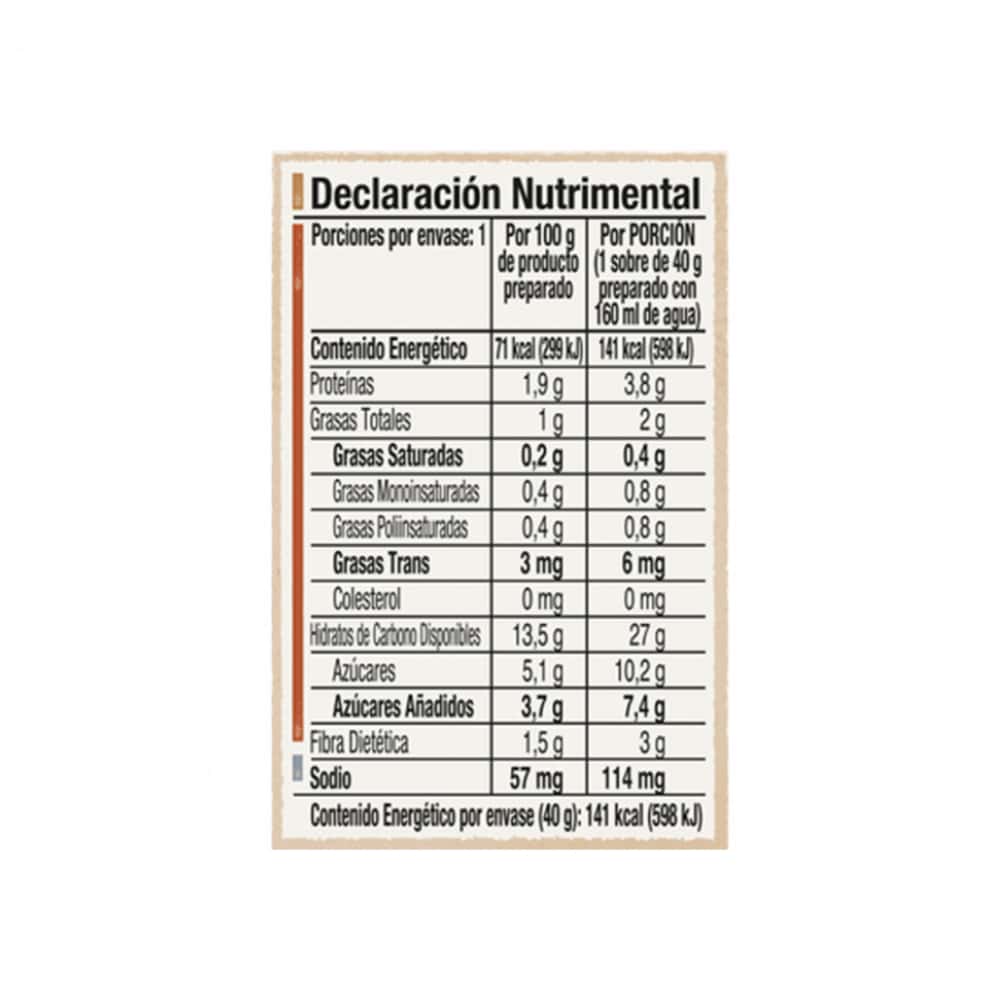 Avena integral sabor a fresa con crema Quaker (2 x 35 g / 1.23 oz) - Miniatura 3