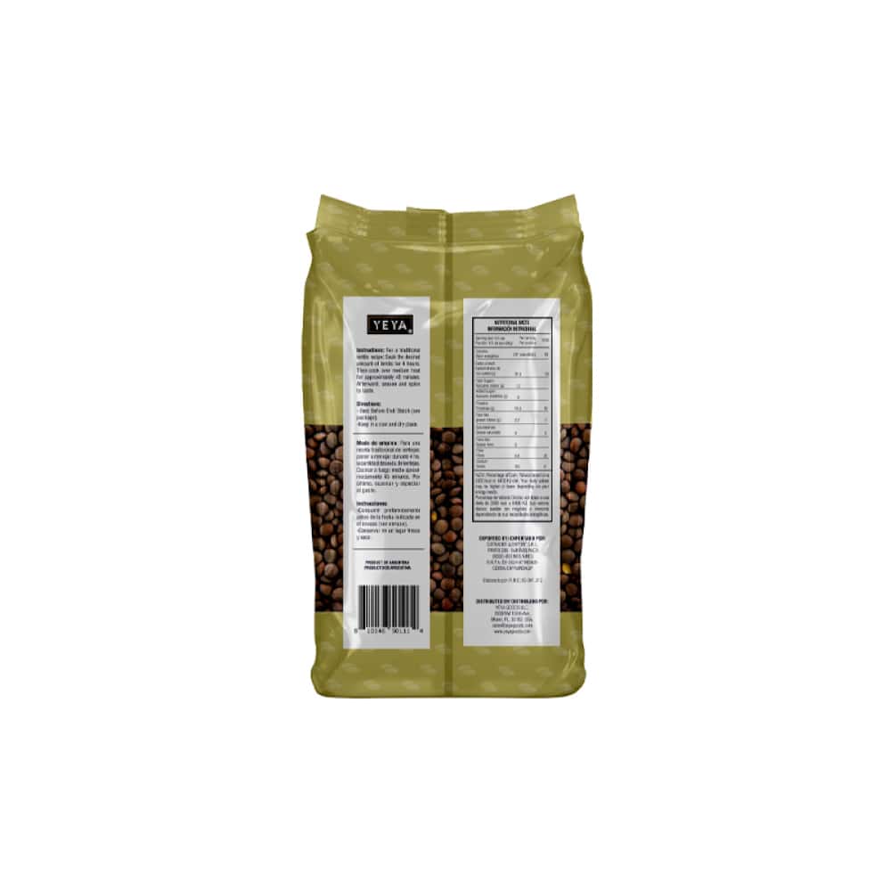 Lentejas YEYA (1 kg / 2.2 lb) - Miniatura 3