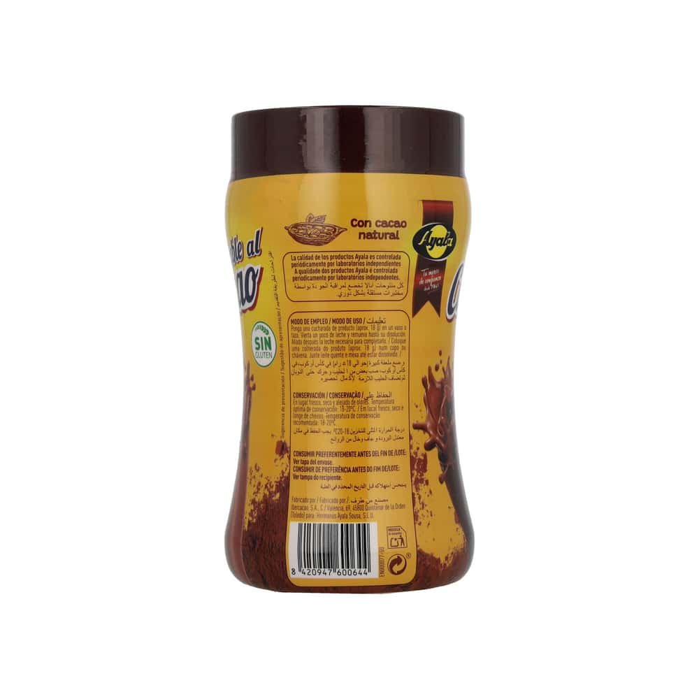 Cacao soluble desgrasado Ayala (500 g / 1.1 lb) - Miniatura 3