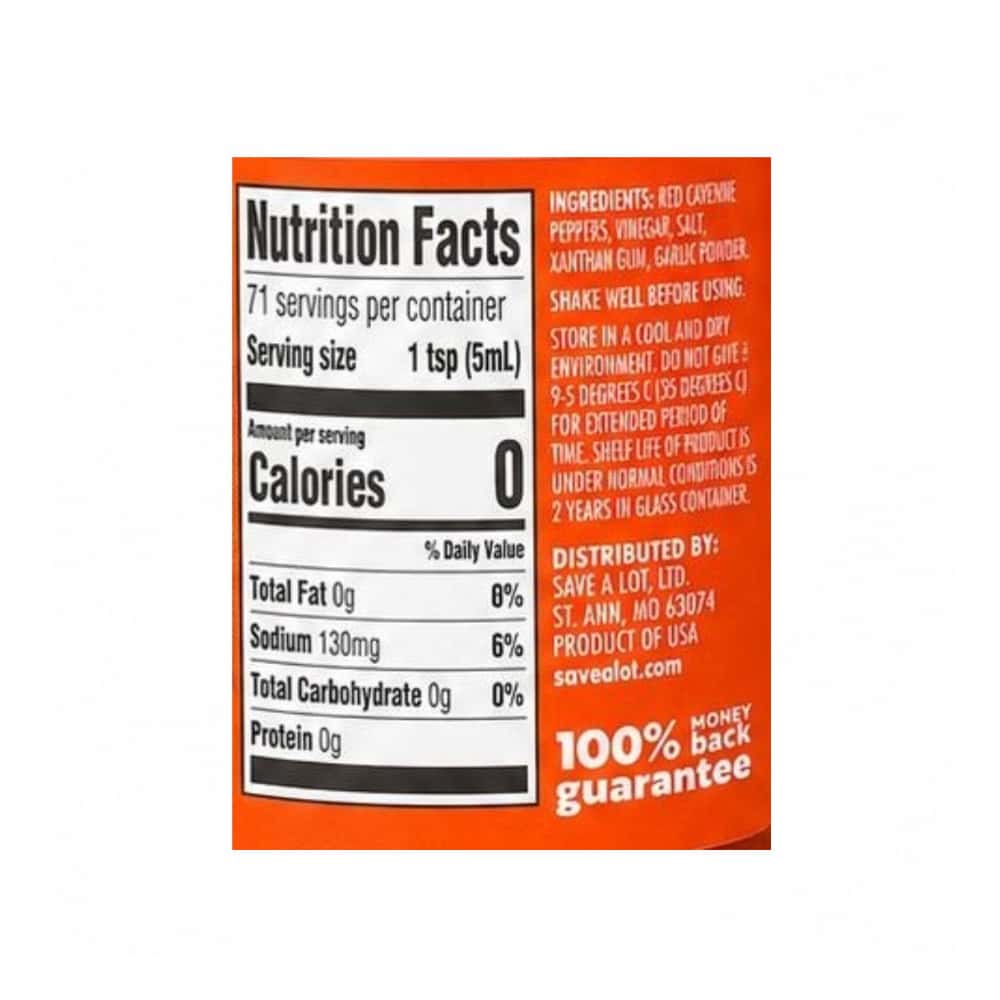 Salsa picante de pimienta de cayena Kurtz (355 ml / 12 fl oz) - Miniatura 4