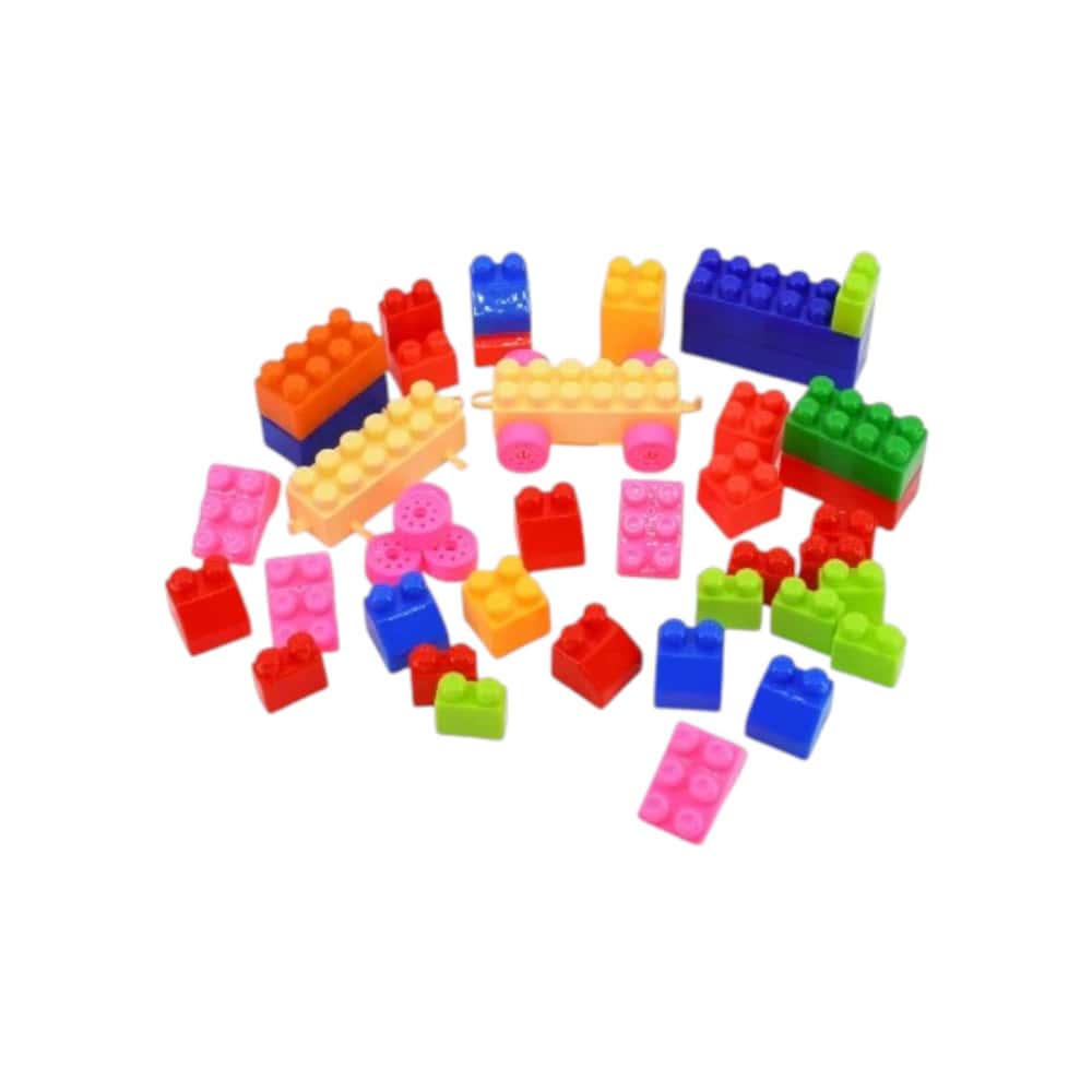 Mochila con juego didáctico de bloques de construcción armables SAV - Miniatura 2