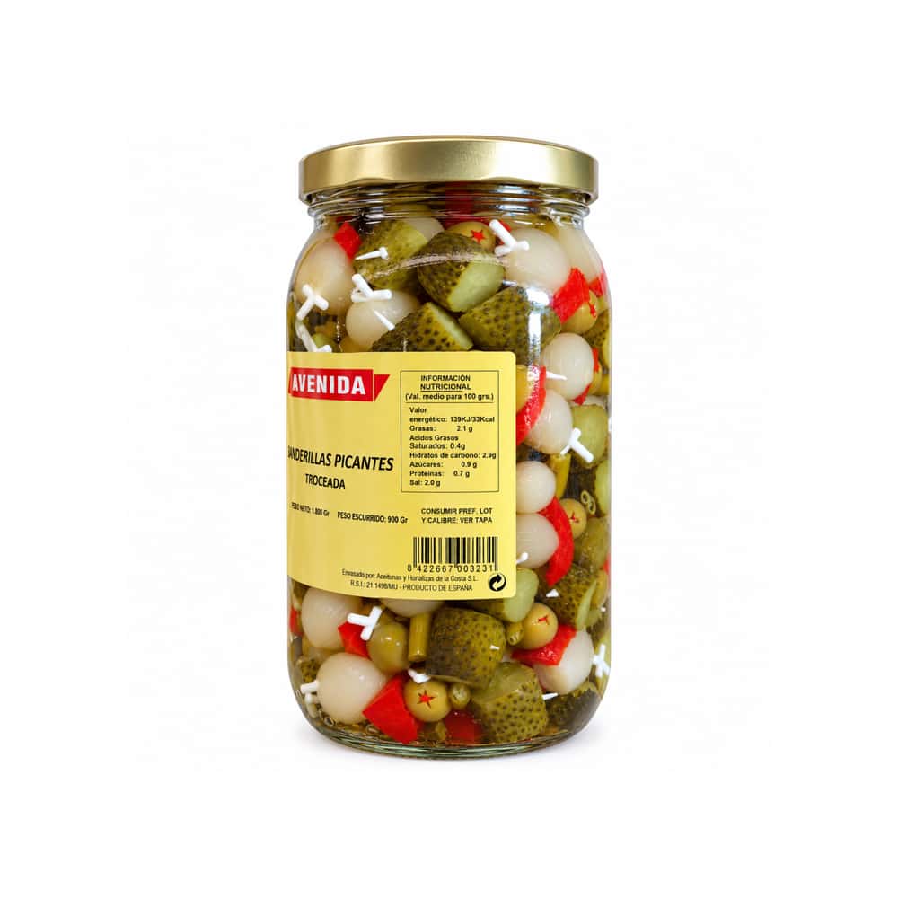 Banderillas Picantes Troceada Avenida (1800 g / 3.96 lb) - Miniatura 2