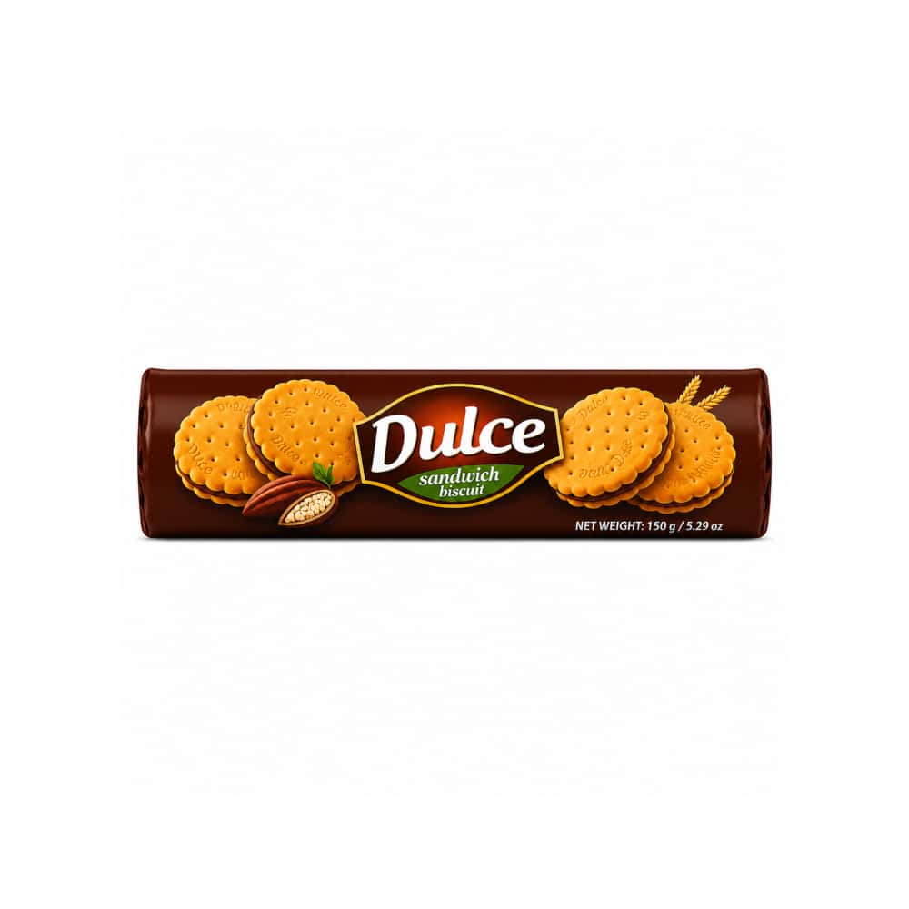 Galleta rellena sabor chocolate Dulce (150 g / 5.29 oz) - Miniatura 1