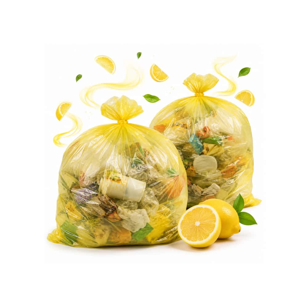 Bolsas de basura con pliegues de la marca con aroma a limón Floppy (10 U) - Miniatura 3