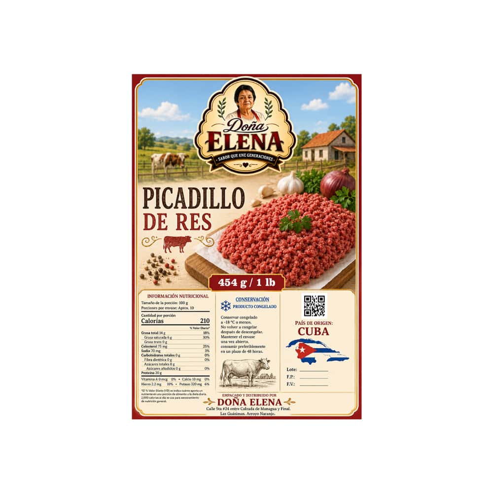 Picadillo de res Doña Elena (454 g / 1 lb) - Miniatura 2