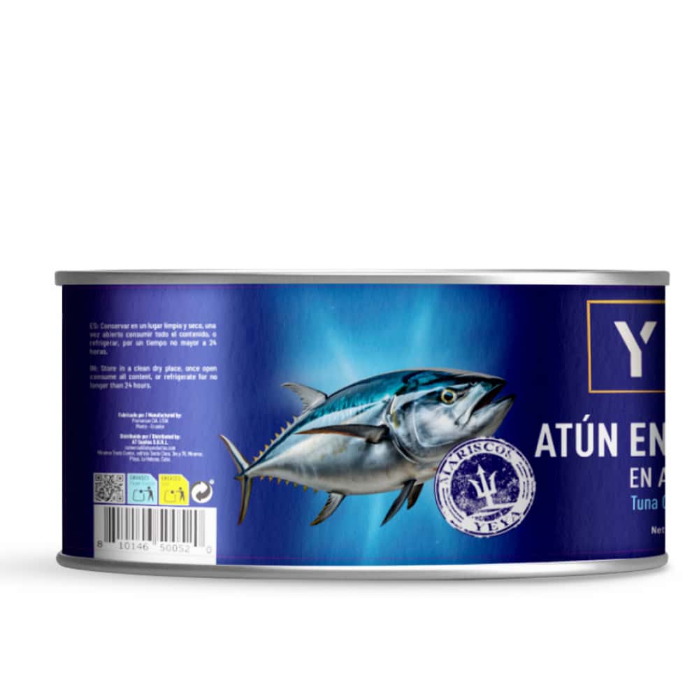 Atún en trozos en aceite vegetal YEYA (1 kg / 2.2 lb) - Miniatura 2