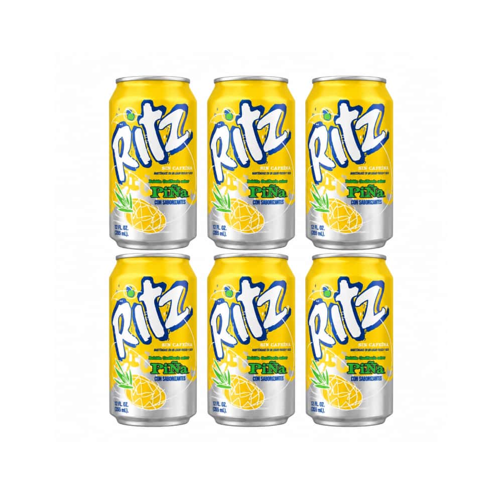 Refresco gaseado sabor piña Ritz (6 x 355 ml) - Miniatura 1