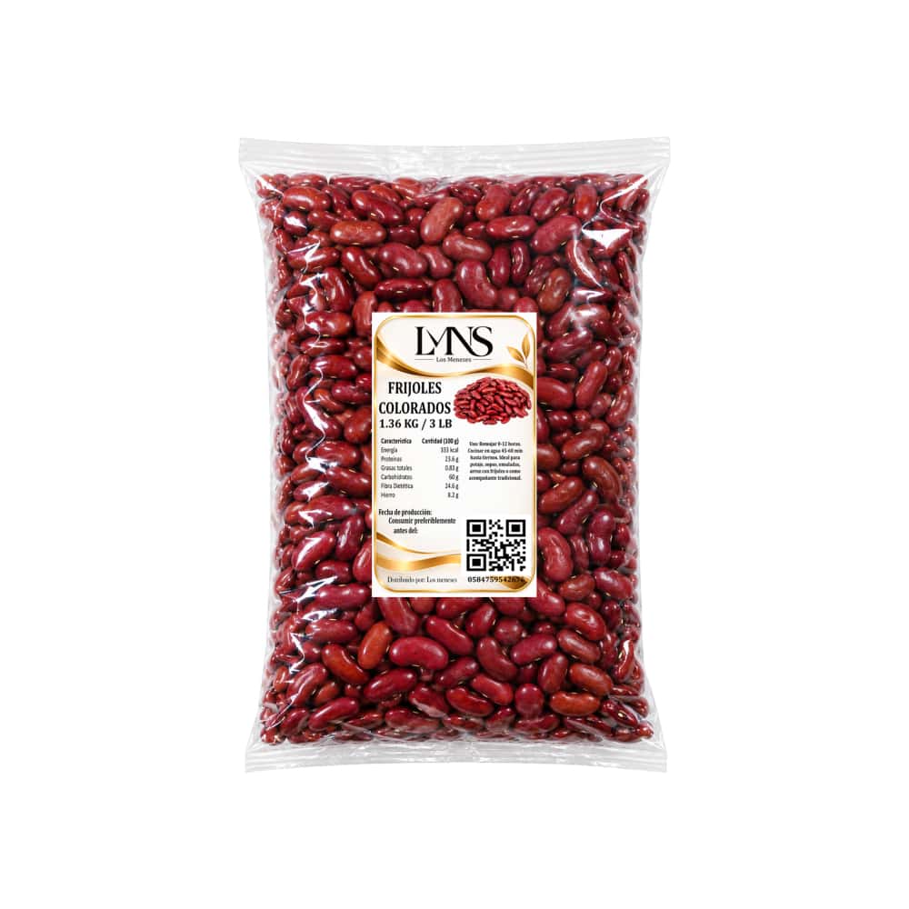Frijoles colorados Los Meneses (1.36 kg / 3 lb) - Miniatura 1